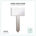 Next Innovations Large Sign Stake Sublimation Blank White, 12PK 261415012